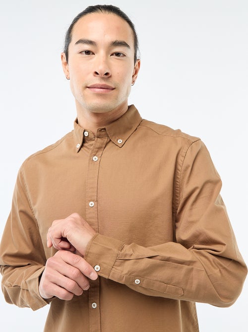 Camisa oxford regular fit - Kiabi