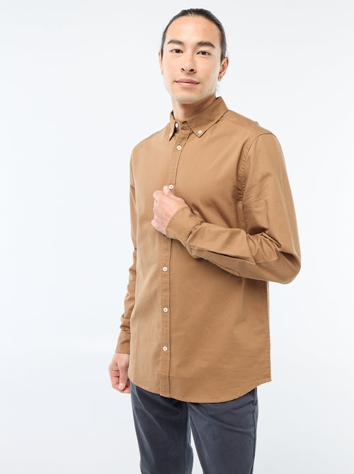 Camisa oxford regular fit - Kiabi