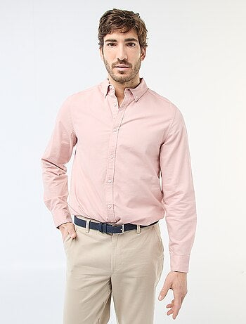Camisa oxford regular fit