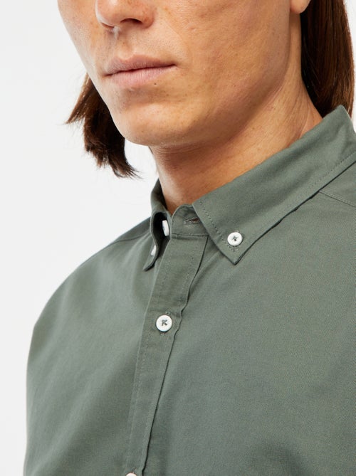 Camisa oxford regular fit - Kiabi