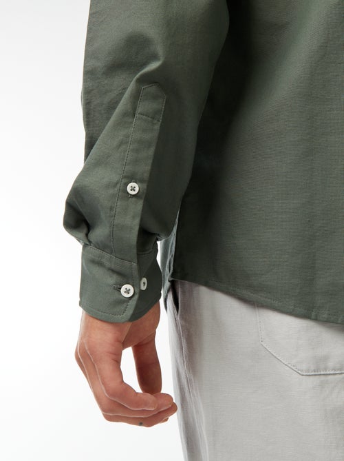 Camisa oxford regular fit - Kiabi