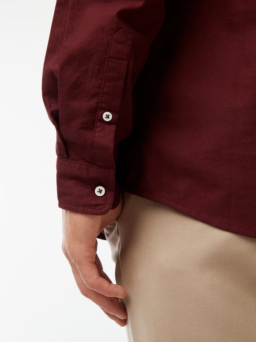 Camisa oxford regular fit - Kiabi