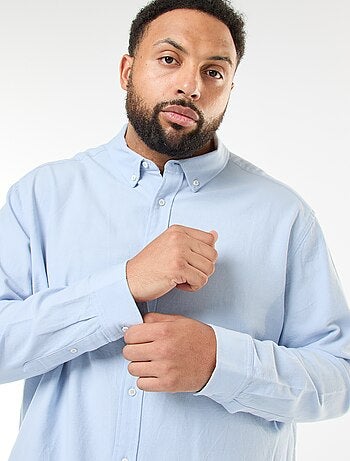 Camisa Oxford Reta Lisa