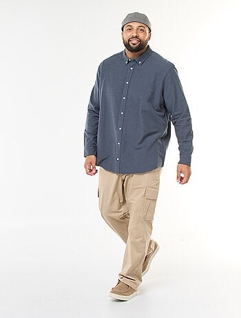 Camisa Oxford Reta Lisa