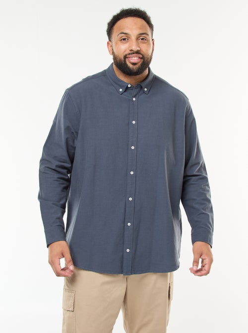 Camisa Oxford Reta Lisa - Kiabi