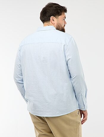 Camisa Oxford Reta Lisa