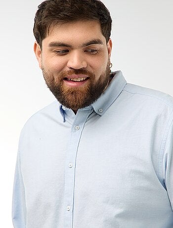 Camisa Oxford Reta Lisa