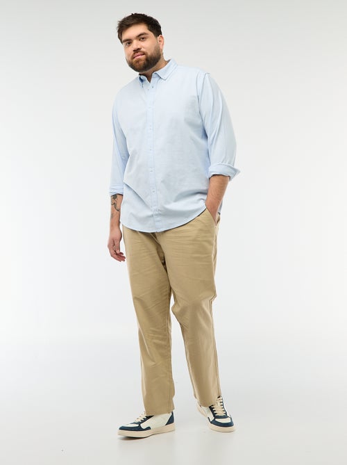 Camisa Oxford Reta Lisa - Kiabi