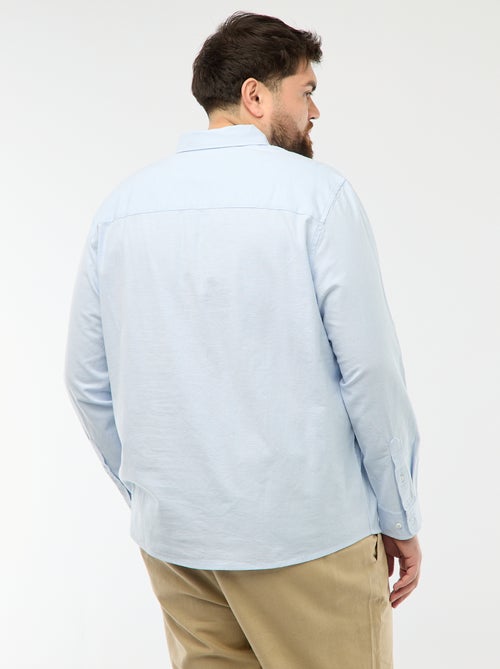 Camisa Oxford Reta Lisa - Kiabi