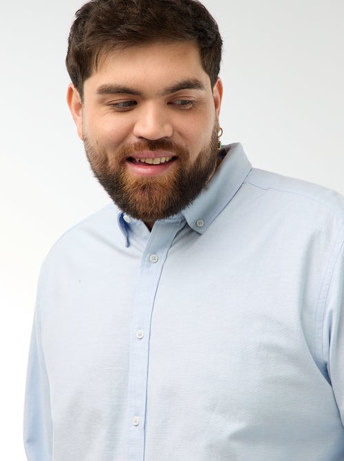 Camisa Oxford Reta Lisa - Kiabi