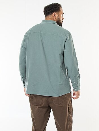 Camisa Oxford Reta Lisa