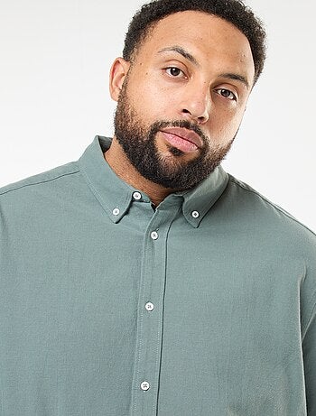 Camisa Oxford Reta Lisa