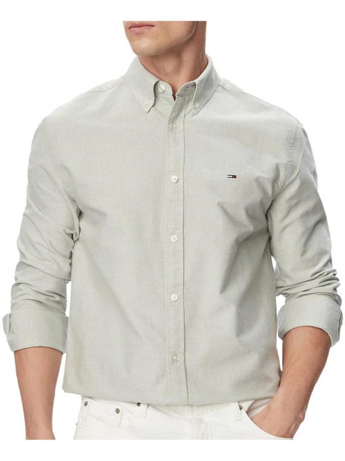 Camisa Oxford Verde para Homem Tommy Hilfiger - Kiabi Camisa Oxford Verde para Homem Tommy Hilfiger - Kiabi