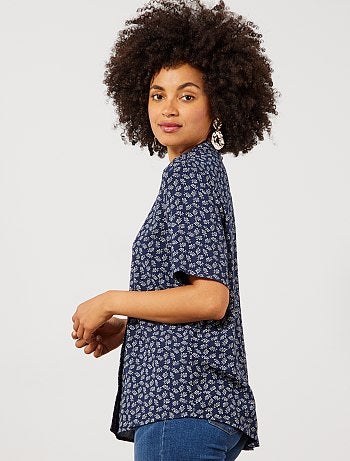 Camisa para atar estampada - Kiabi