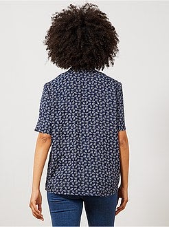 Camisa para atar estampada - Kiabi