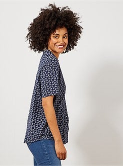 Camisa para atar estampada - Kiabi