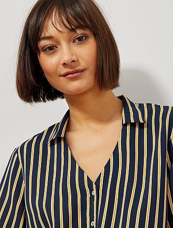 Camisa para atar estampada - Kiabi