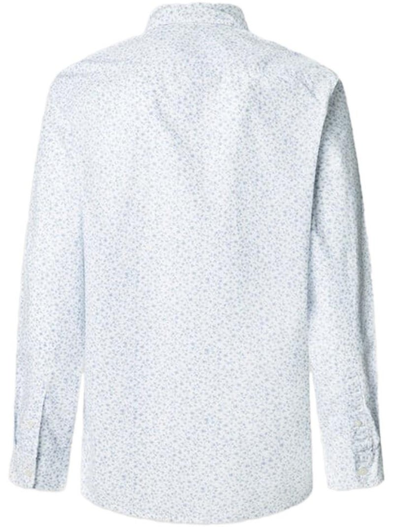 Camisa Pepe Jeans Anson para Homem Branca/Azul Azul - Kiabi