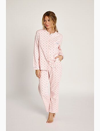 Camisa pijama com estampa de bolinhas | muydemi