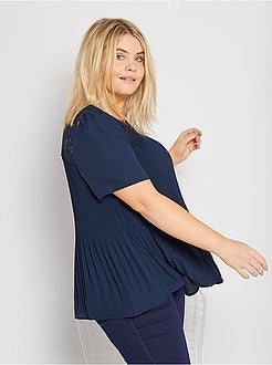 Camisa plissada - Kiabi