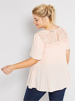 Camisa plissada - Kiabi