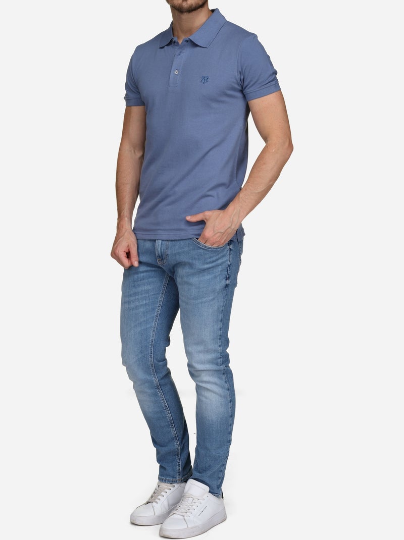 Camisa pólo calçar - Bill Tornade Azul - Kiabi