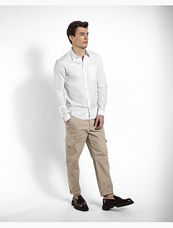 Camisa pop branco regular