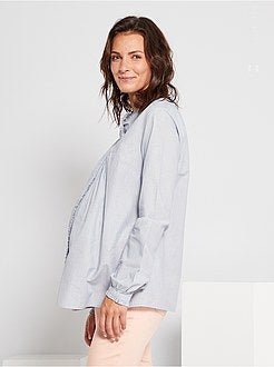 Camisa pré-mamã às riscas - Kiabi