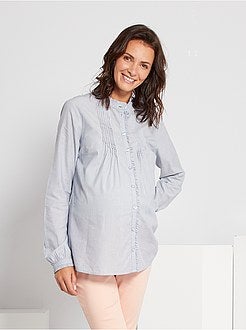 Camisa pré-mamã às riscas - Kiabi