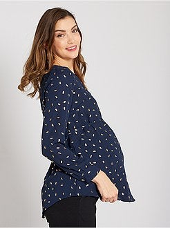 Camisa pré-mamã para apertar - Kiabi