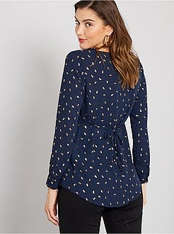 Camisa pré-mamã para apertar - Kiabi