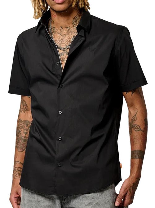 Camisa preta de homem kaporal baraj - Kiabi Camisa preta de homem kaporal baraj - Kiabi