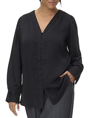 Chemise Bege Vero Moda Fasana para Mulher