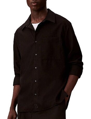 Camisa Preta Masculina Calvin Klein Jeans Lisa
