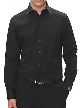 Camisa Preta Masculina Calvin Klein Jeans LV019EU001