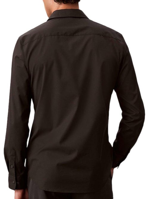 Camisa Preta Masculina Calvin Klein Jeans Solids LV040BM127 - Kiabi Camisa Preta Masculina Calvin Klein Jeans Solids LV040BM127 - Kiabi