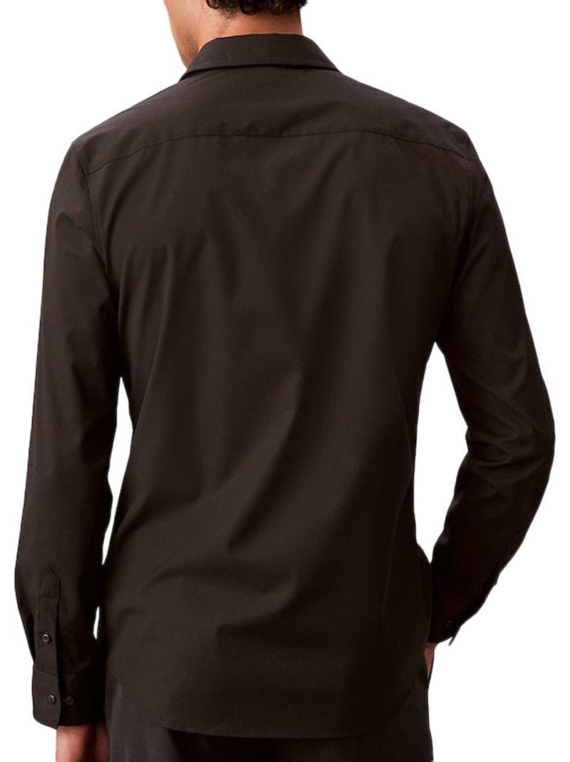 Camisa Preta Masculina Calvin Klein Jeans Solids LV040BM127 Preto - Kiabi