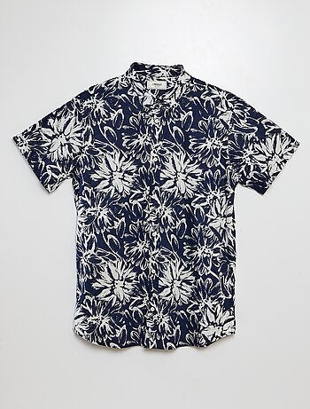 Camisa 'Produkt' de manga curta e estampado de fantasia