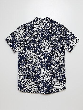 Camisa 'Produkt' de manga curta e estampado de fantasia