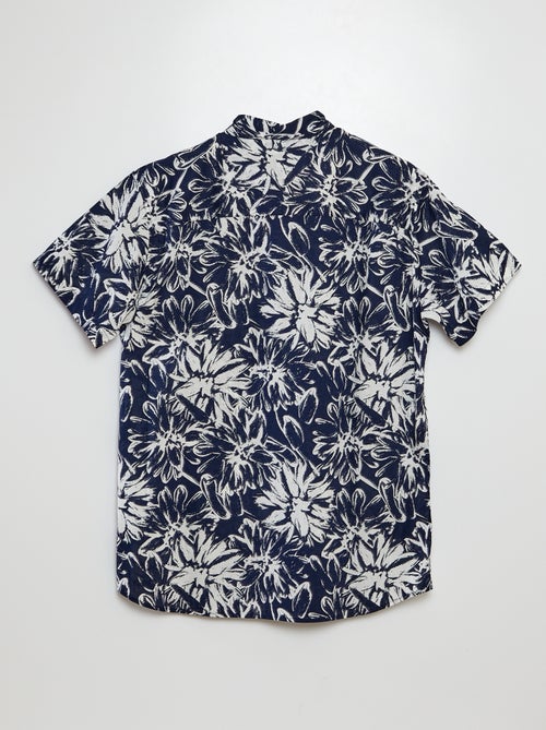 Camisa 'Produkt' de manga curta e estampado de fantasia - Kiabi