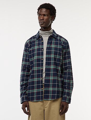 Camisa regular aos quadrados