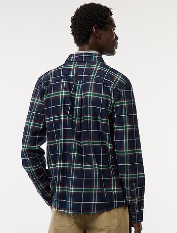 Camisa regular aos quadrados