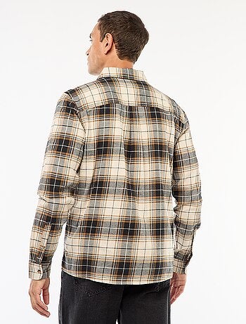 Camisa regular aos quadrados