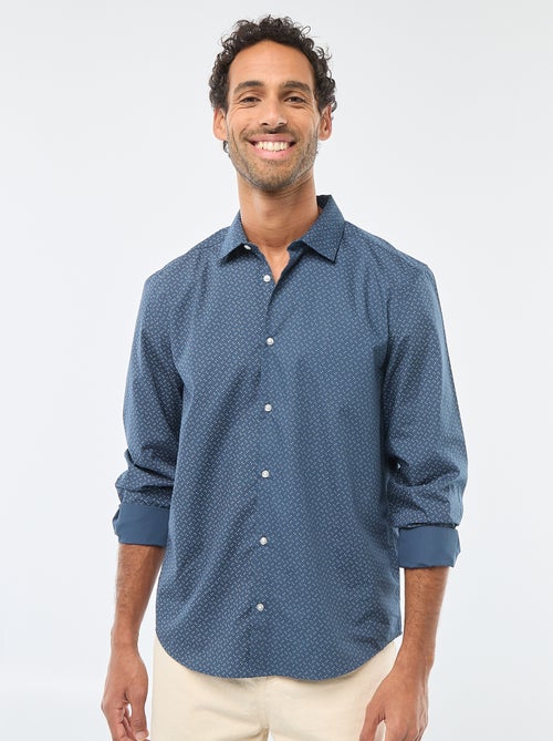 Camisa regular às bolinhas - Kiabi Camisa regular às bolinhas - Kiabi