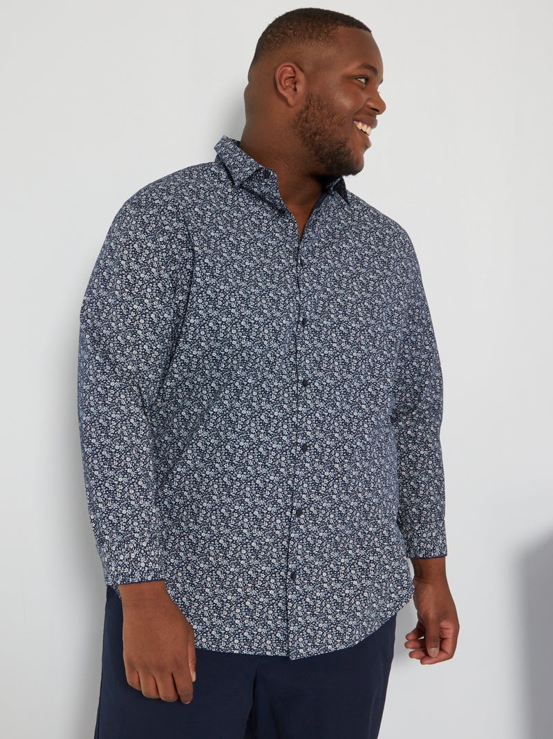 Camisa regular com motivos de fantasia AZUL - Kiabi