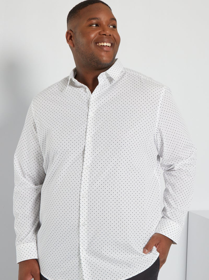 Camisa regular com motivos de fantasia BRANCO - Kiabi