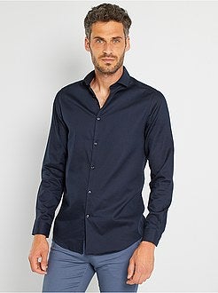 Camisa regular em algodão oxford - Kiabi