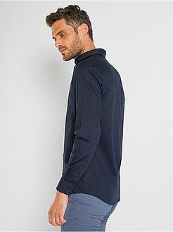 Camisa regular em algodão oxford - Kiabi