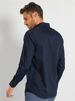 Camisa regular em algodão oxford - Kiabi