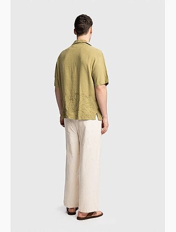 Camisa regular fit de manga curta giesto